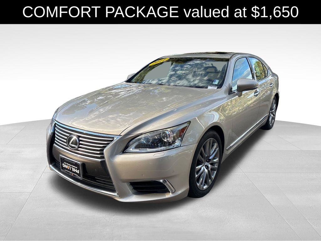 Cashmere Metallic 2014 Lexus LS Sedan Rear-Wheel Drive 8-Speed Automatic