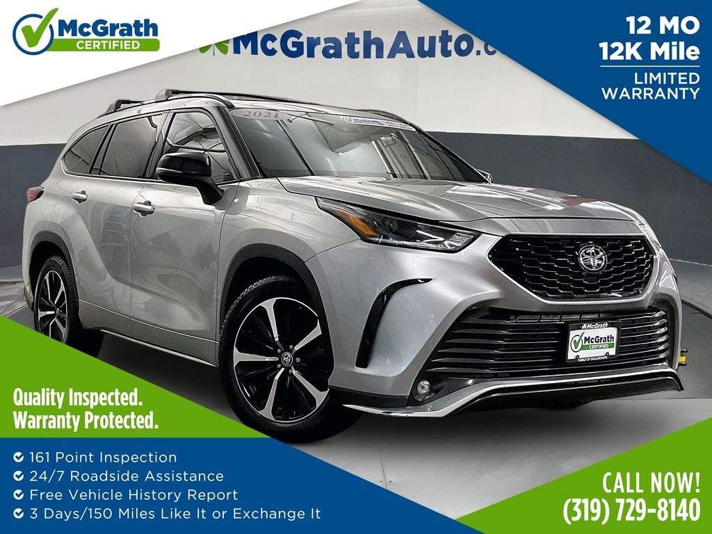 Celestial Silver Metallic 2021 Toyota Highlander SUV / Crossover All-Wheel Drive 8-Speed Automatic
