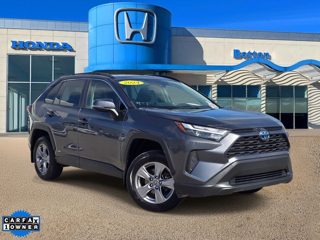 Magnetic Gray Metallic 2024 Toyota RAV4 Hybrid SUV / Crossover All-Wheel Drive Continuously Variable Transmission