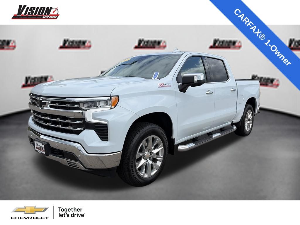 Polar White 2026 Chevrolet Silverado 1500 Pickup Truck Four-Wheel Drive Automatic