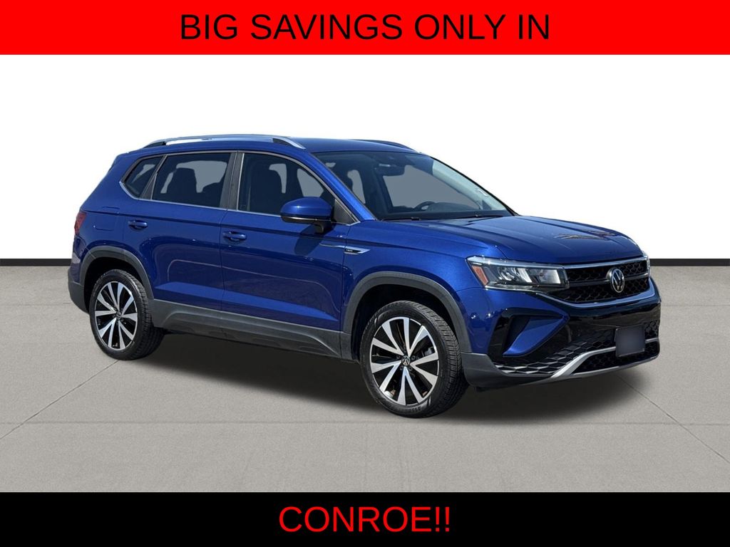 2023 Volkswagen Taos 1.5T SE Blue at Classic Elite Chevrolet Sugar Land