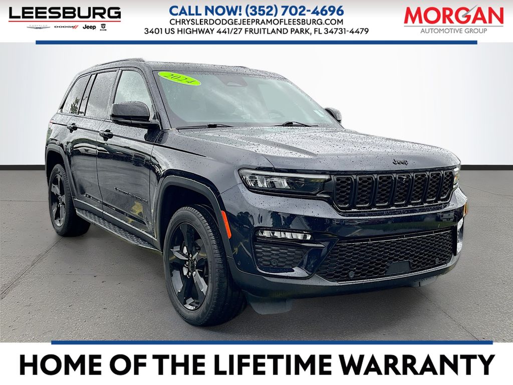 Midnight Sky 2024 Jeep Grand Cherokee Limited 4WD SUV / Crossover Four-Wheel Drive 8-Speed Automatic