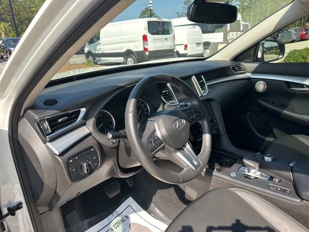 2022 Majestic White INFINITI QX50 ESSENTIAL FWD SUV