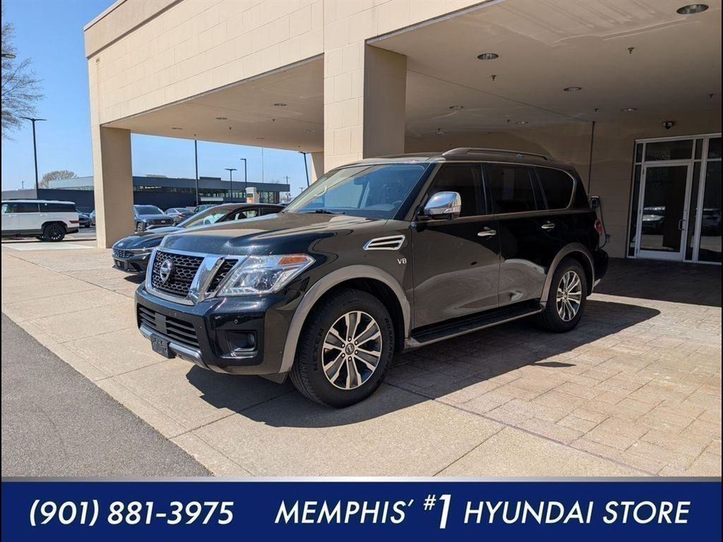 Super Black 2019 Nissan Armada SL RWD SUV / Crossover 4X2 7-Speed Automatic