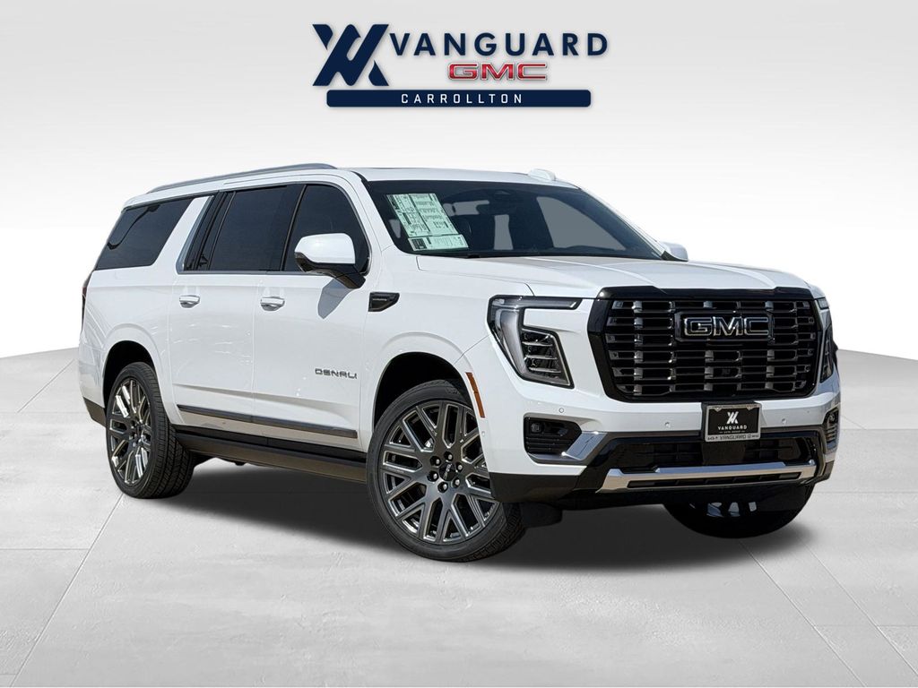 Glacier White Tricoat 2026 GMC Yukon XL SUV / Crossover Four-Wheel Drive 