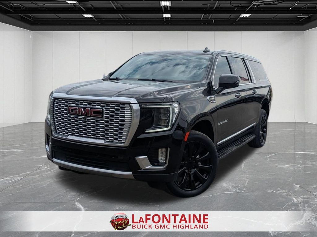 Onyx Black 2021 GMC Yukon XL Denali 4WD SUV / Crossover Four-Wheel Drive