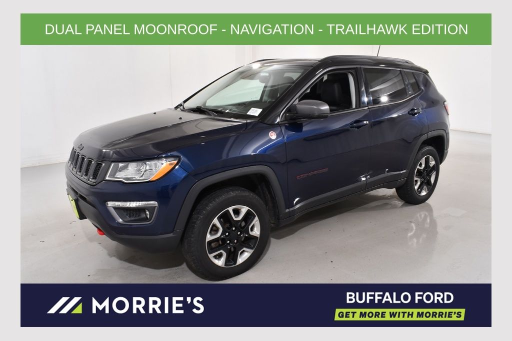 Jazz Blue Pearlcoat 2017 Jeep Compass SUV / Crossover Four-Wheel Drive 9-Speed Automatic