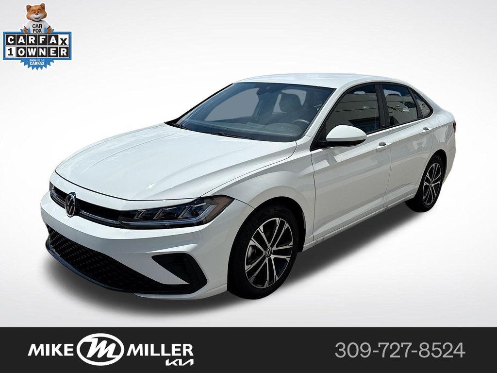 Pure White 2026 Volkswagen Jetta Sedan Front-Wheel Drive 8-Speed Automatic