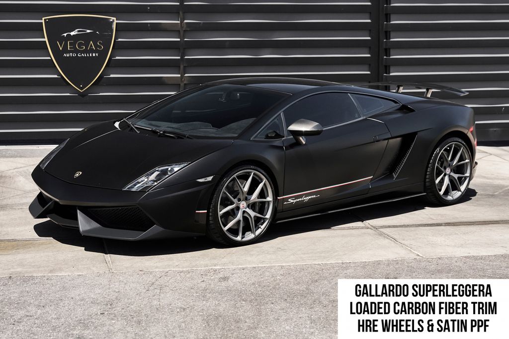 Nero Noctis 2010 Lamborghini Gallardo LP 570-4 Superleggera Coupe AWD Coupe All-Wheel Drive 6-Speed Manual