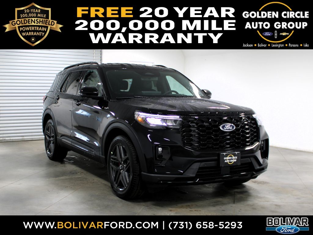 Agate Black Metallic 2026 Ford Explorer SUV / Crossover Rear-Wheel Drive Automatic