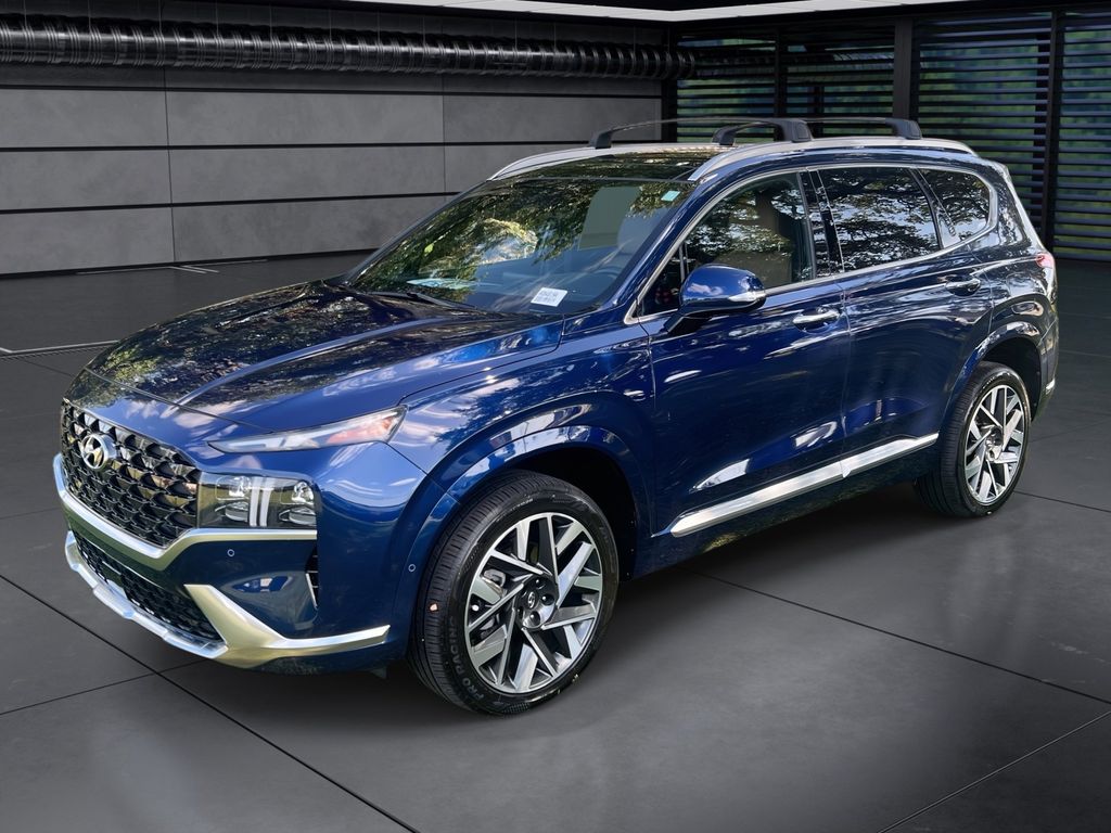 Stormy Blue 2023 Hyundai Santa Fe Calligraphy AWD SUV / Crossover All-Wheel Drive Automatic