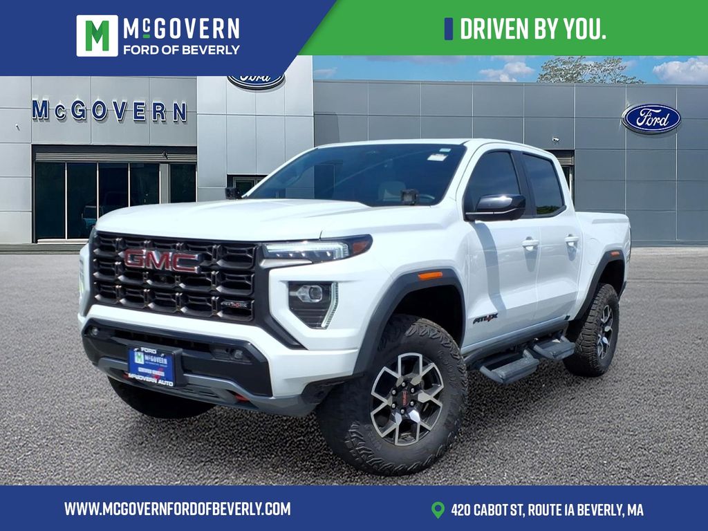 Summit White 2024 GMC Canyon Pickup Truck Four-Wheel Drive 8-Speed Automatic