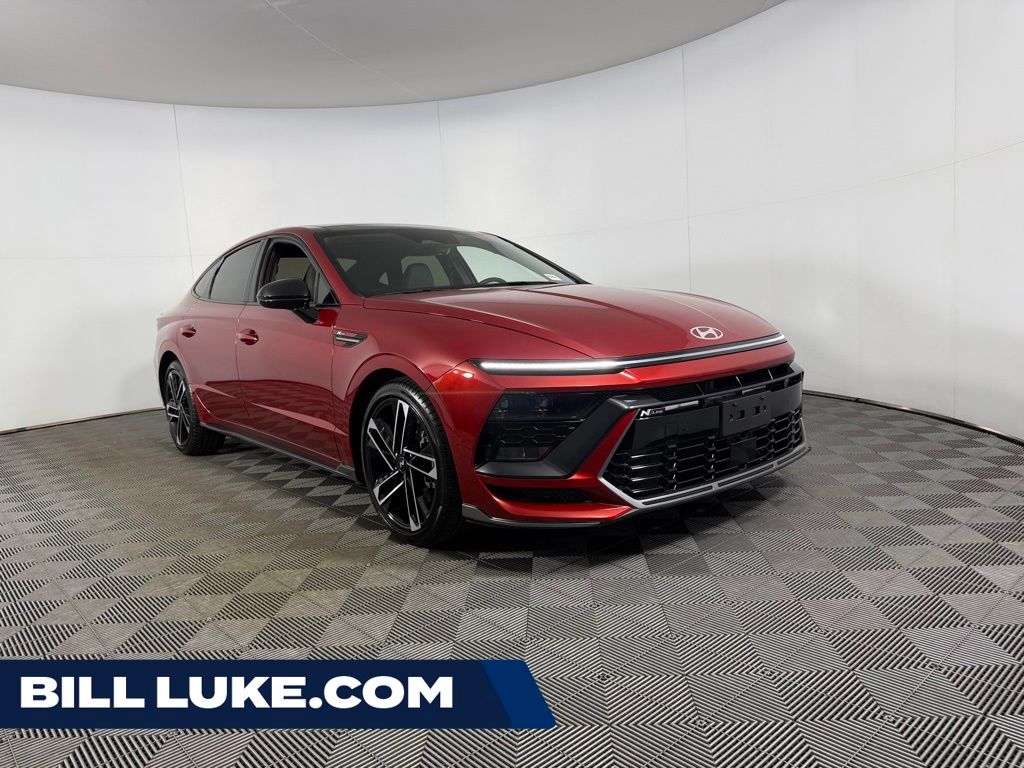 Ultimate red 2024 Hyundai Sonata N Line FWD Sedan Front-Wheel Drive 8-Speed Automatic