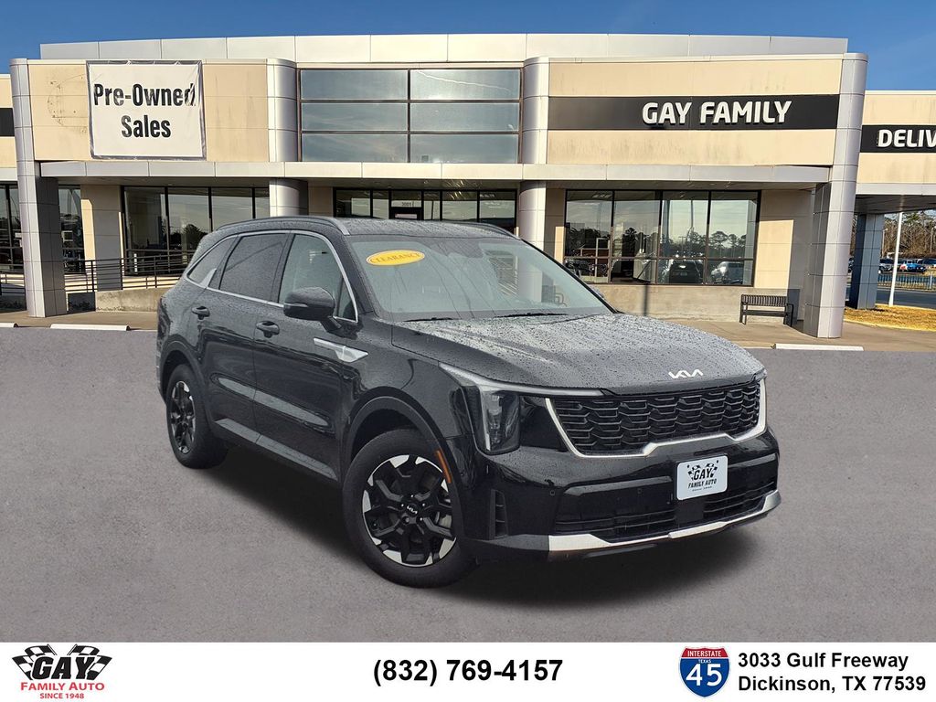 Ebony Black 2026 Kia Sorento S FWD SUV / Crossover Front-Wheel Drive 8-Speed Automatic