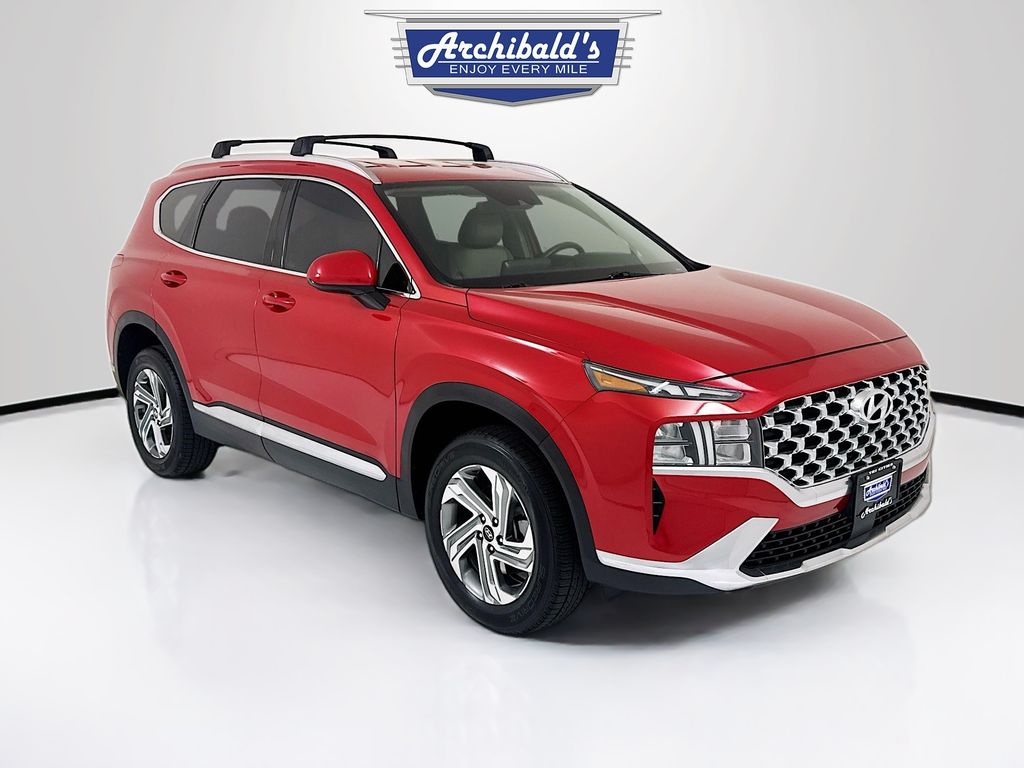 Calypso Red 2022 Hyundai Santa Fe SEL AWD SUV / Crossover All-Wheel Drive 8-Speed Automatic