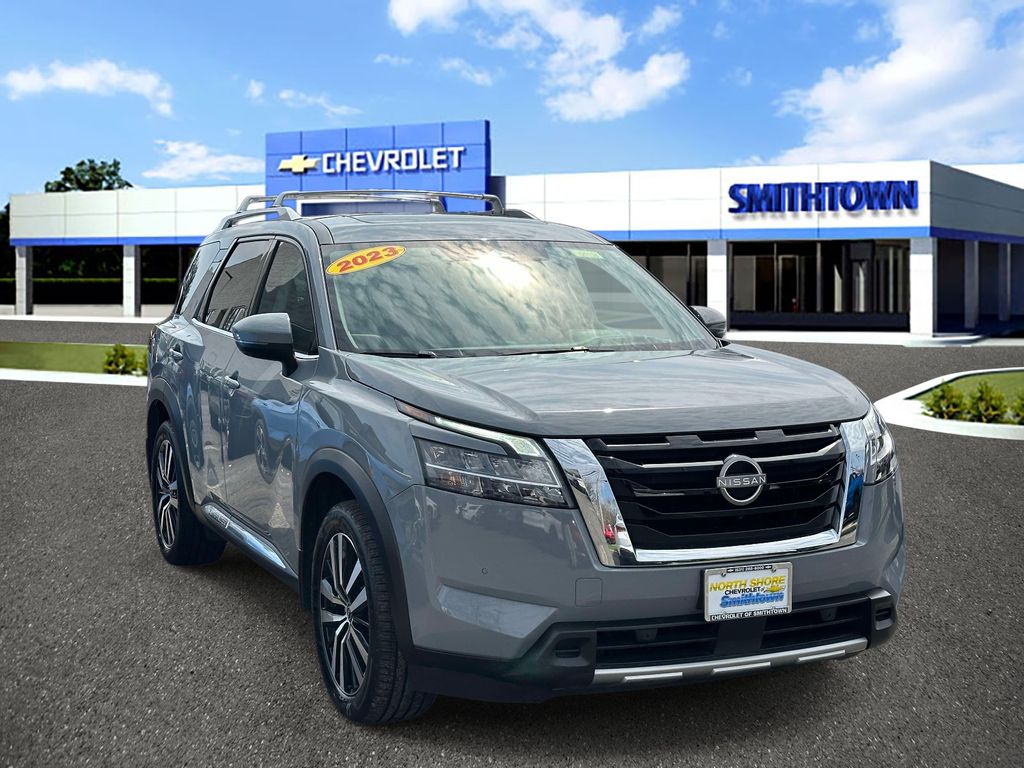 Boulder Gray Pearl 2023 Nissan Pathfinder Platinum 4WD SUV / Crossover All-Wheel Drive 9-Speed Automatic