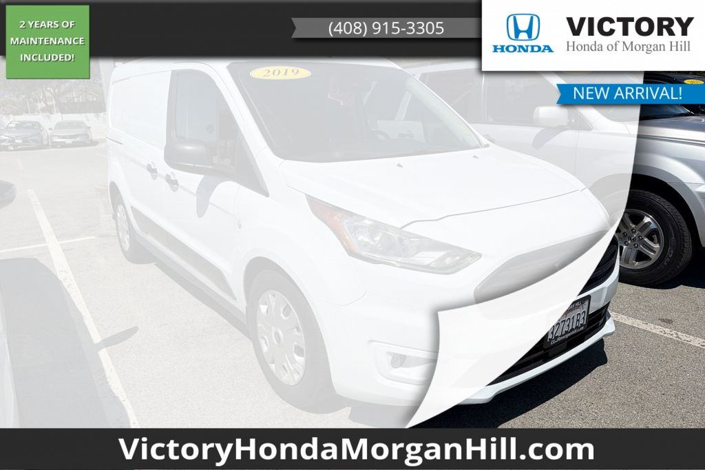 Frozen White 2019 Ford Transit Connect Van Front-Wheel Drive 8-Speed Automatic