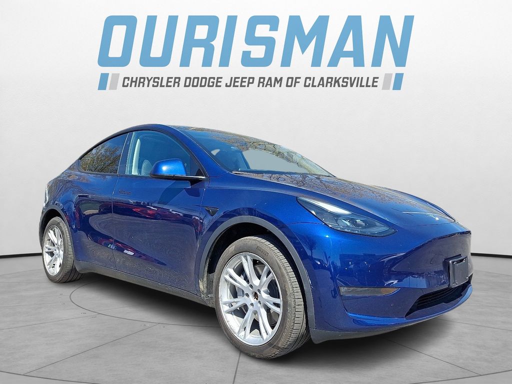 Deep Blue Metallic 2024 Tesla Model Y Long Range AWD SUV / Crossover All-Wheel Drive 1-Speed Automatic