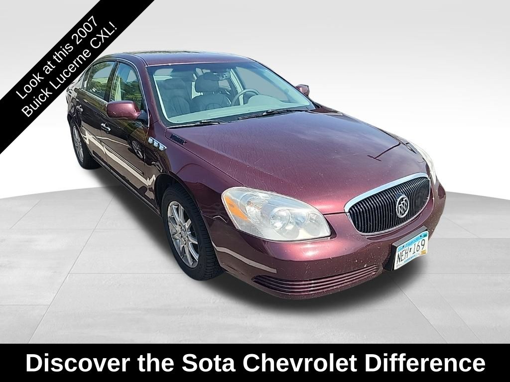 Dark Garnet Metallic 2007 Buick Lucerne Sedan Front-Wheel Drive 4-Speed Automatic