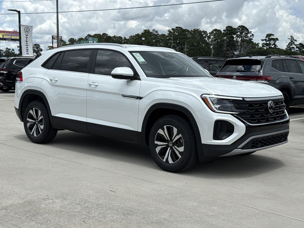 2026 Volkswagen Atlas Cross Sport 2.0T SE White at DeMontrond Auto Country