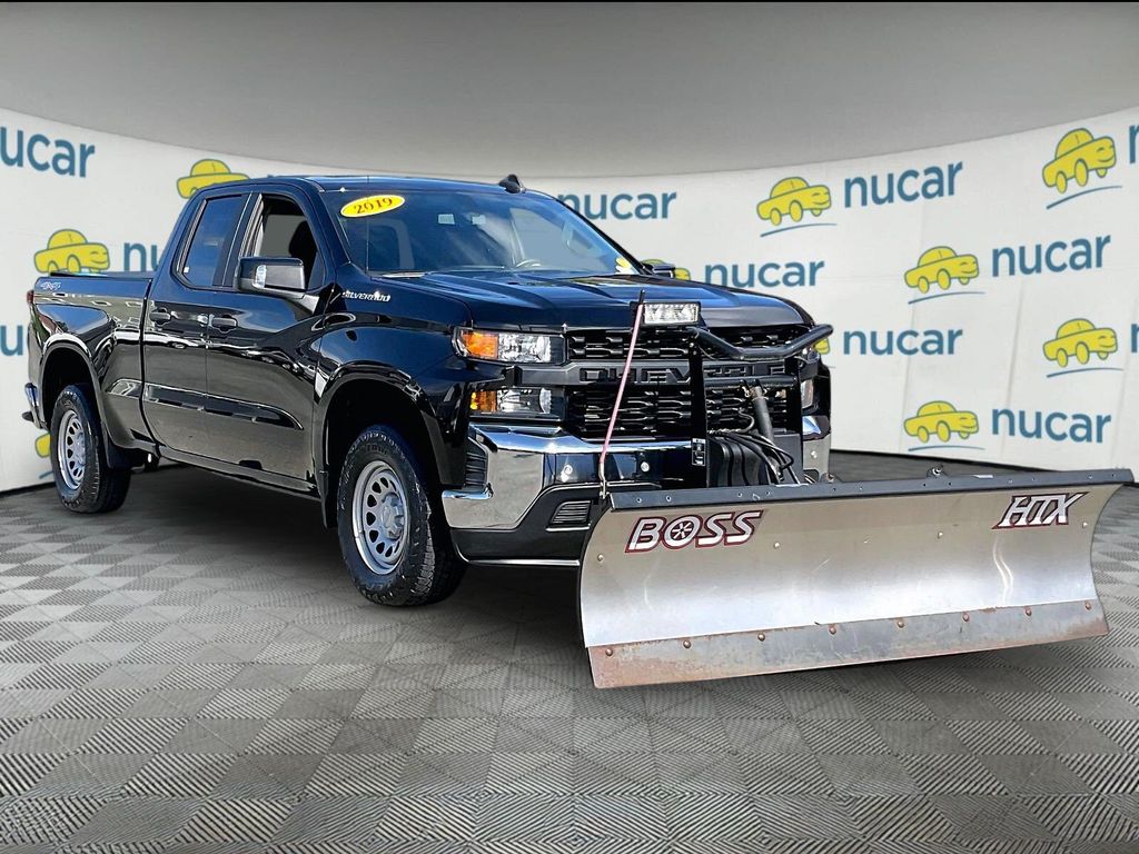 Black 2019 Chevrolet Silverado 1500 Pickup Truck Four-Wheel Drive 6-Speed Automatic Overdrive