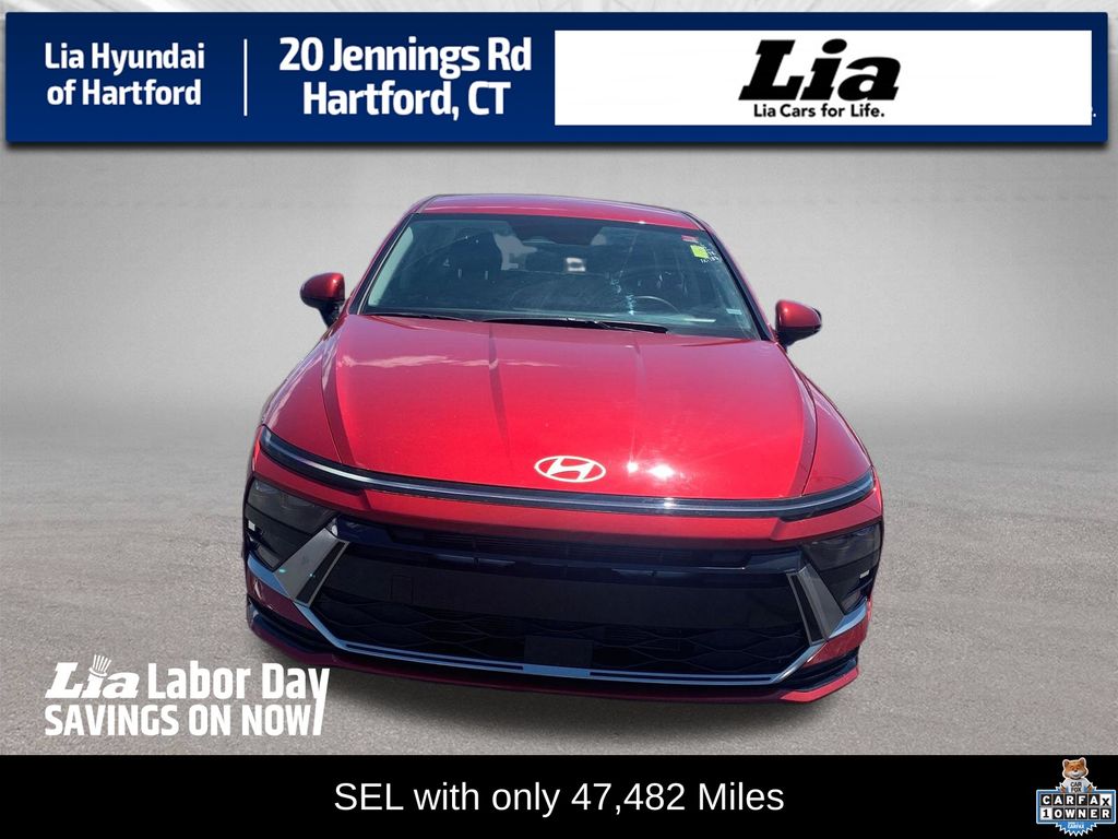 Ultimate red 2025 Hyundai Sonata Sedan Front-Wheel Drive 8-Speed Automatic