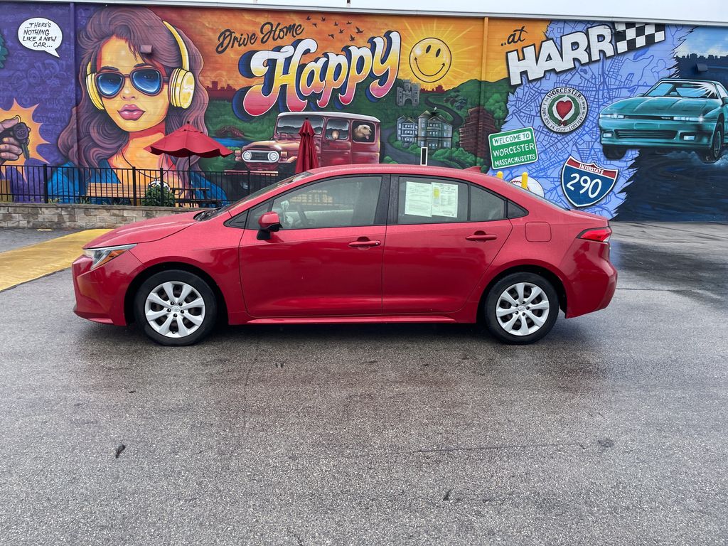 Used 2021 Toyota Corolla LE with VIN JTDEPMAE0MJ128676 for sale in Worcester, MA