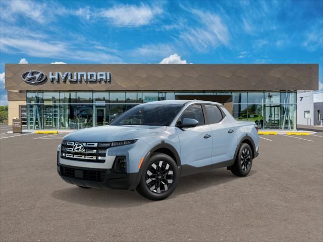 Blue / Stone 2027 Hyundai Santa Cruz Pickup Truck Front-Wheel Drive 8-Speed Automatic