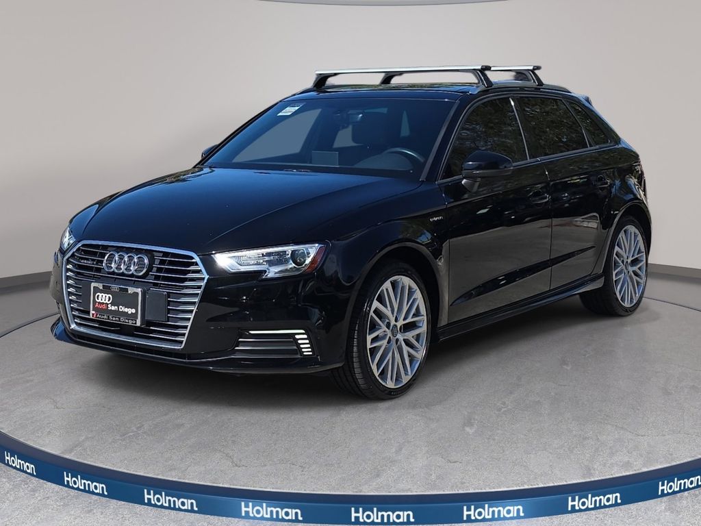 Brilliant Black 2018 Audi A3 Sportback e-tron 1.4T Premium FWD Wagon Front-Wheel Drive 6-Speed Automatic