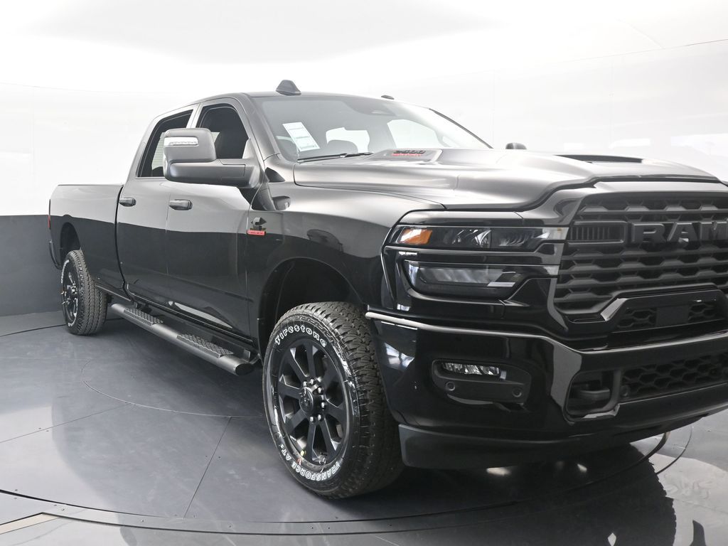 New 2026 Diamond Black Crystal Pearlcoat Ram Tradesman image 3