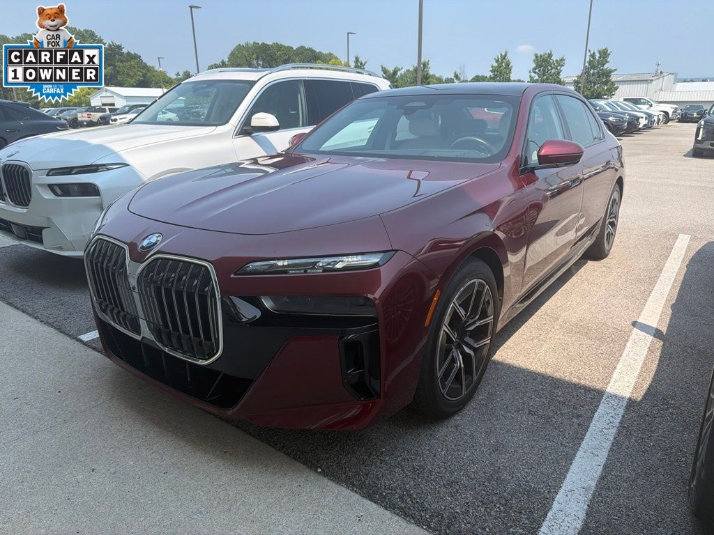 Aventurin Red Metallic 2024 BMW 7 Series Sedan Rear-Wheel Drive 8-Speed Automatic