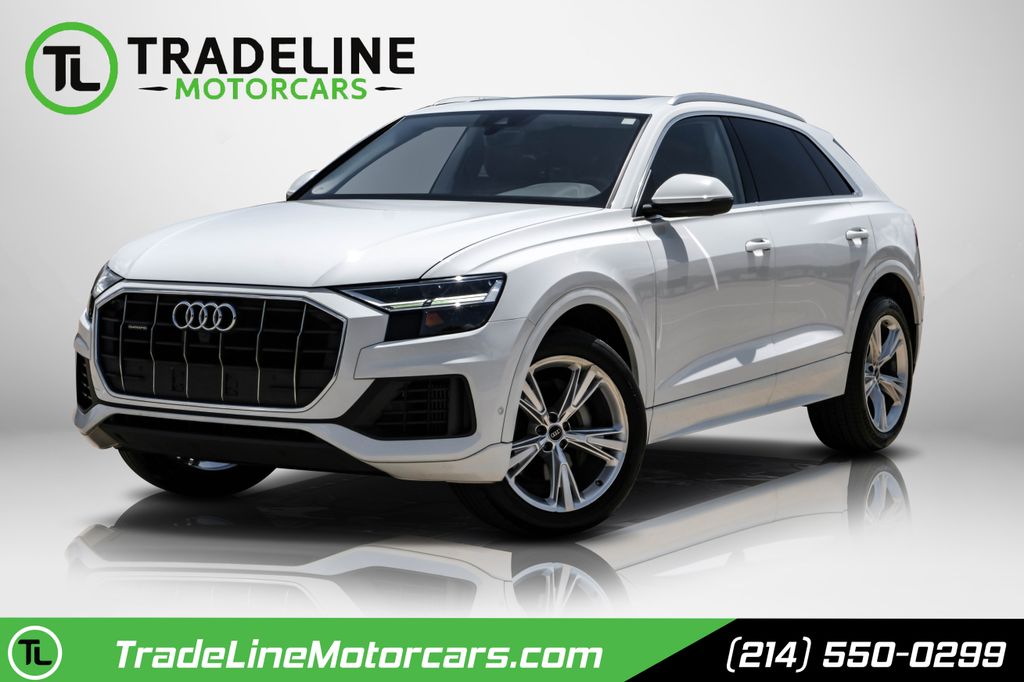 White 2022 Audi Q8 SUV / Crossover All-Wheel Drive 8-Speed Automatic