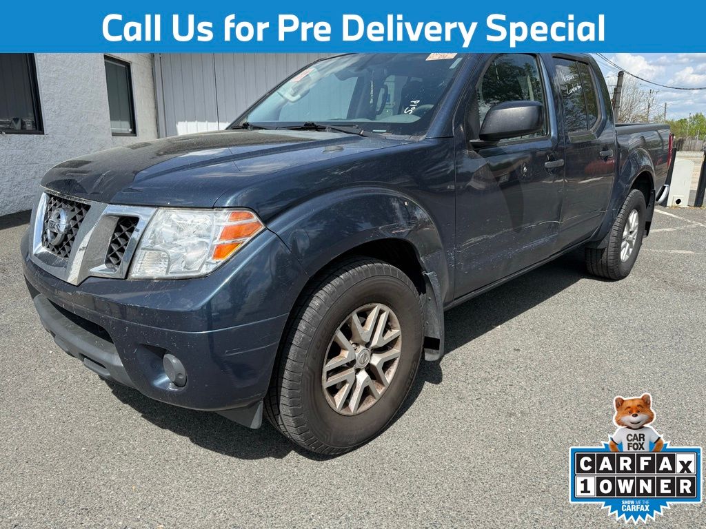 Arctic Blue Metallic 2021 Nissan Frontier SV Crew Cab RWD Pickup Truck 4X2 9-Speed Automatic