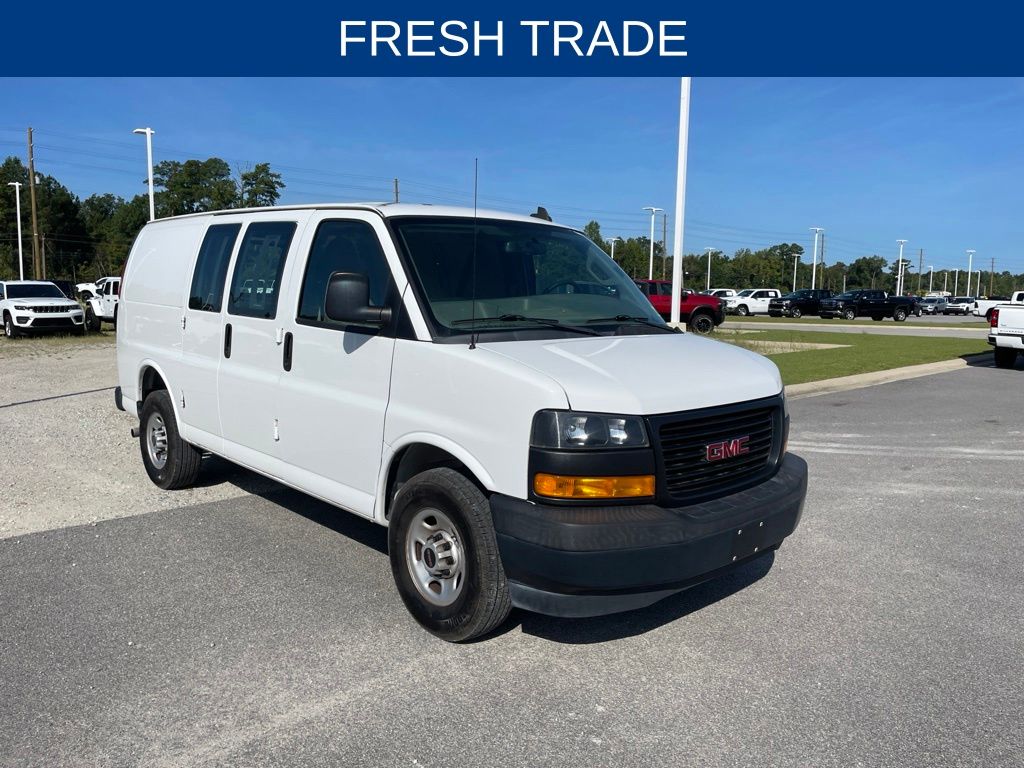 Summit White 2020 GMC Savana Cargo Van Rear-Wheel Drive 6-Speed Automatic Overdrive