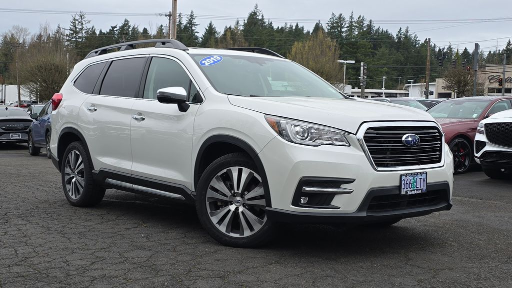 Crystal White Pearl 2019 Subaru Ascent Touring 7-Passenger AWD SUV / Crossover All-Wheel Drive Continuously Variable Transmission