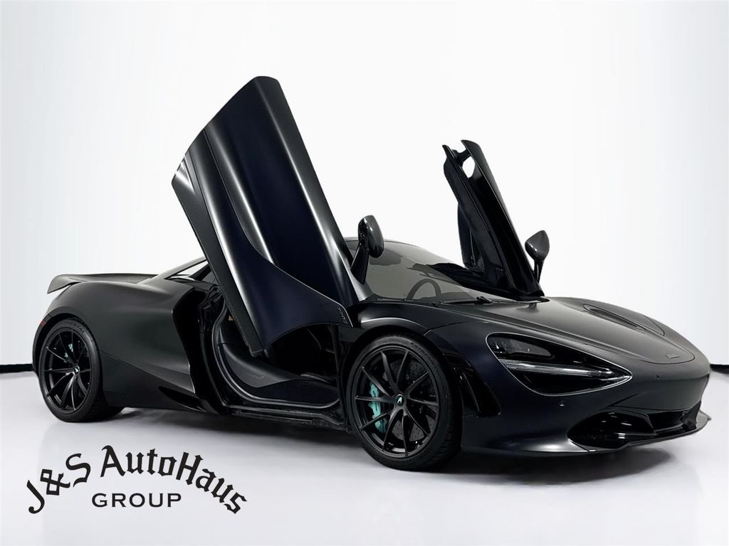 Onyx Black 2020 McLaren 720S Performance Spider RWD Convertible Rear-Wheel Drive 7-Speed Automatic