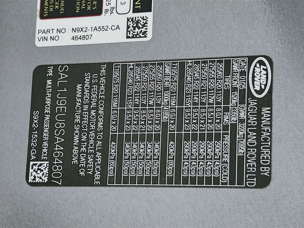 Used 2025 Gray Land Rover S image 34