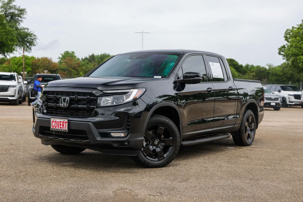 Black 2024 Honda Ridgeline Black Edition AWD Pickup Truck All-Wheel Drive 9-Speed Automatic