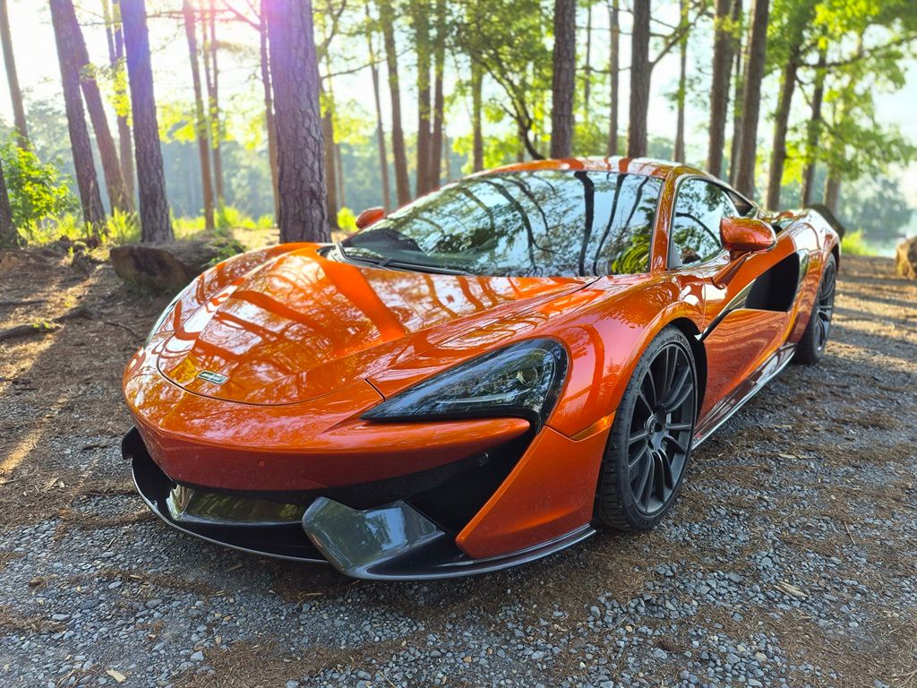 Orange 2017 McLaren 570S Coupe Coupe Rear-Wheel Drive 7-Speed Automatic