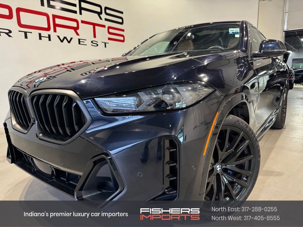Black 2025 BMW X6 SUV / Crossover All-Wheel Drive 8-Speed Automatic
