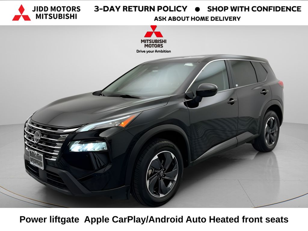 Super Black 2024 Nissan Rogue SV AWD SUV / Crossover All-Wheel Drive Continuously Variable Transmission