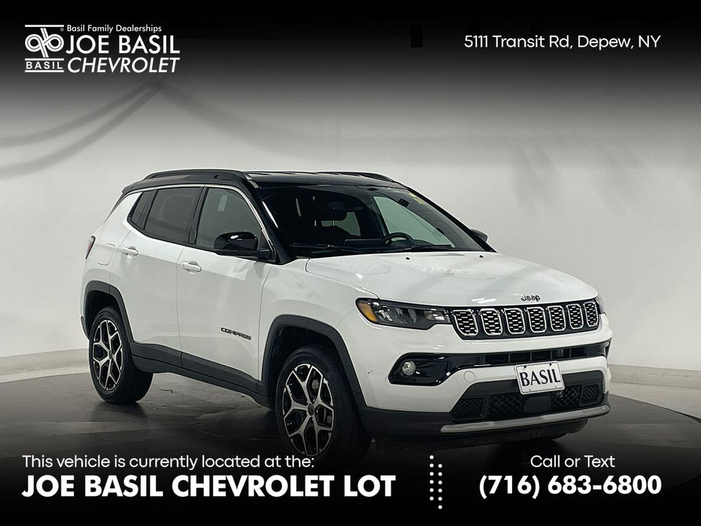 Bright White Clearcoat 2026 Jeep Compass SUV / Crossover Four-Wheel Drive 8-Speed Automatic