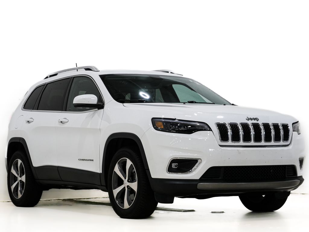 Bright White Clearcoat 2020 Jeep Cherokee Limited 4WD SUV / Crossover Four-Wheel Drive 9-Speed Automatic