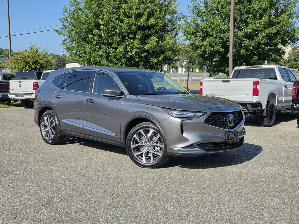 Gray 2022 Acura MDX SUV / Crossover All-Wheel Drive Automatic