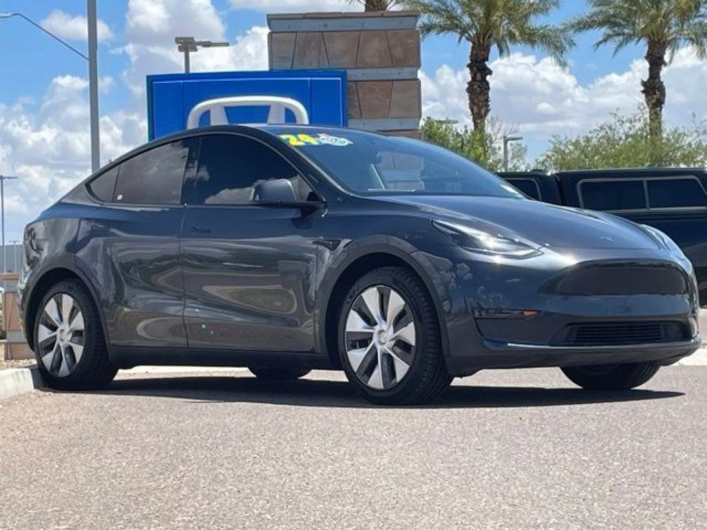 Used 2024 Gray Tesla Long Range image 2