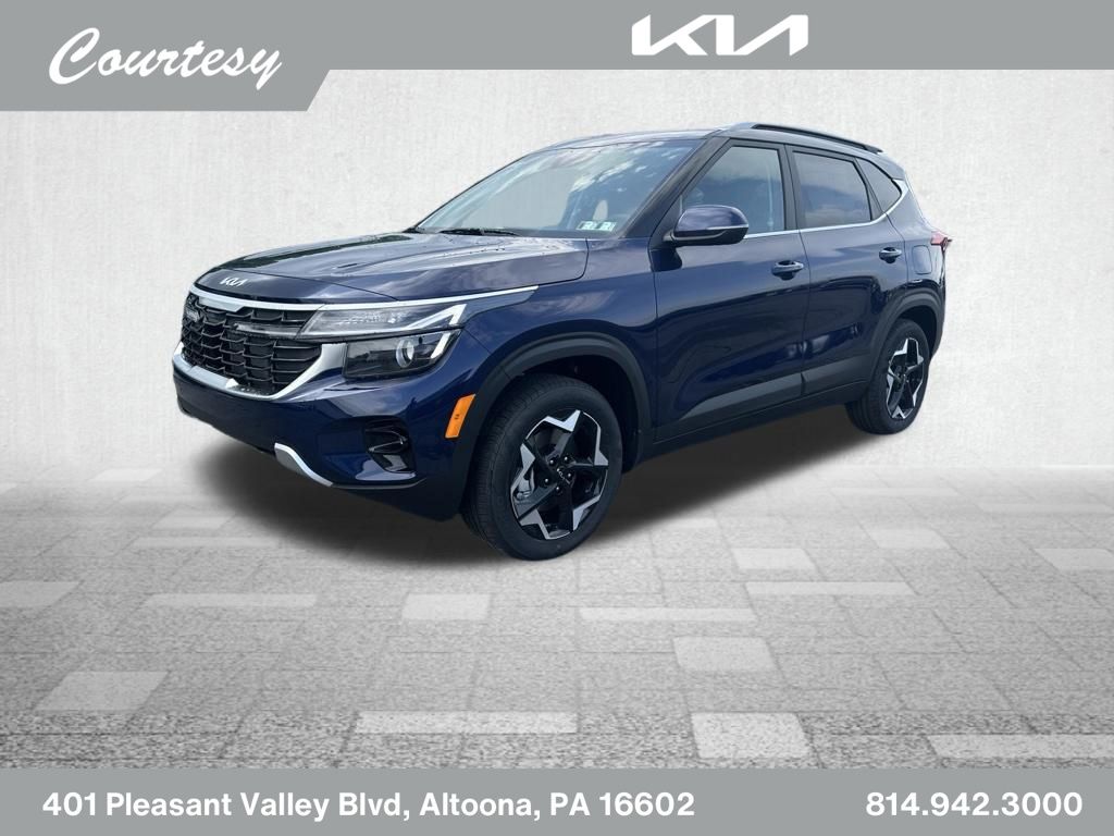 Dark Ocean Blue 2026 Kia Seltos SUV / Crossover All-Wheel Drive Continuously Variable Transmission