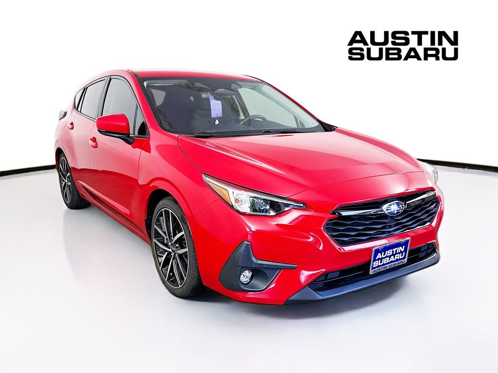 Pure Red 2024 Subaru Impreza Wagon All-Wheel Drive Continuously Variable Transmission
