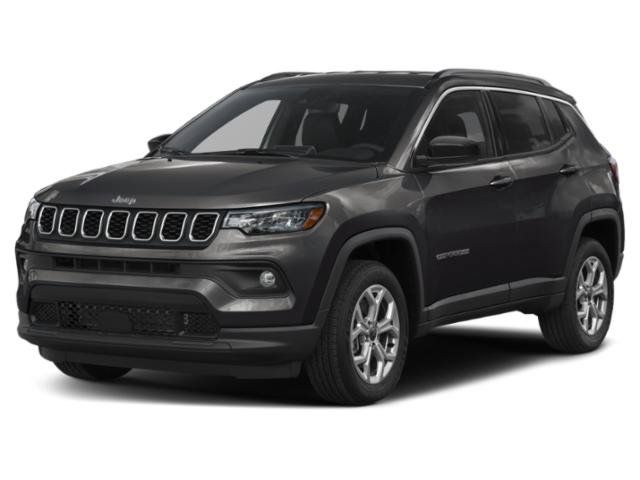Diamond Black Crystal Pearlcoat 2025 Jeep Compass SUV / Crossover Four-Wheel Drive 8-Speed Automatic