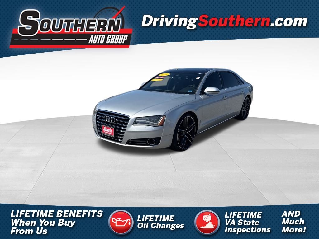 Ice Silver Metallic 2013 Audi A8 3.0T quattro Premium AWD Sedan 8-Speed Automatic