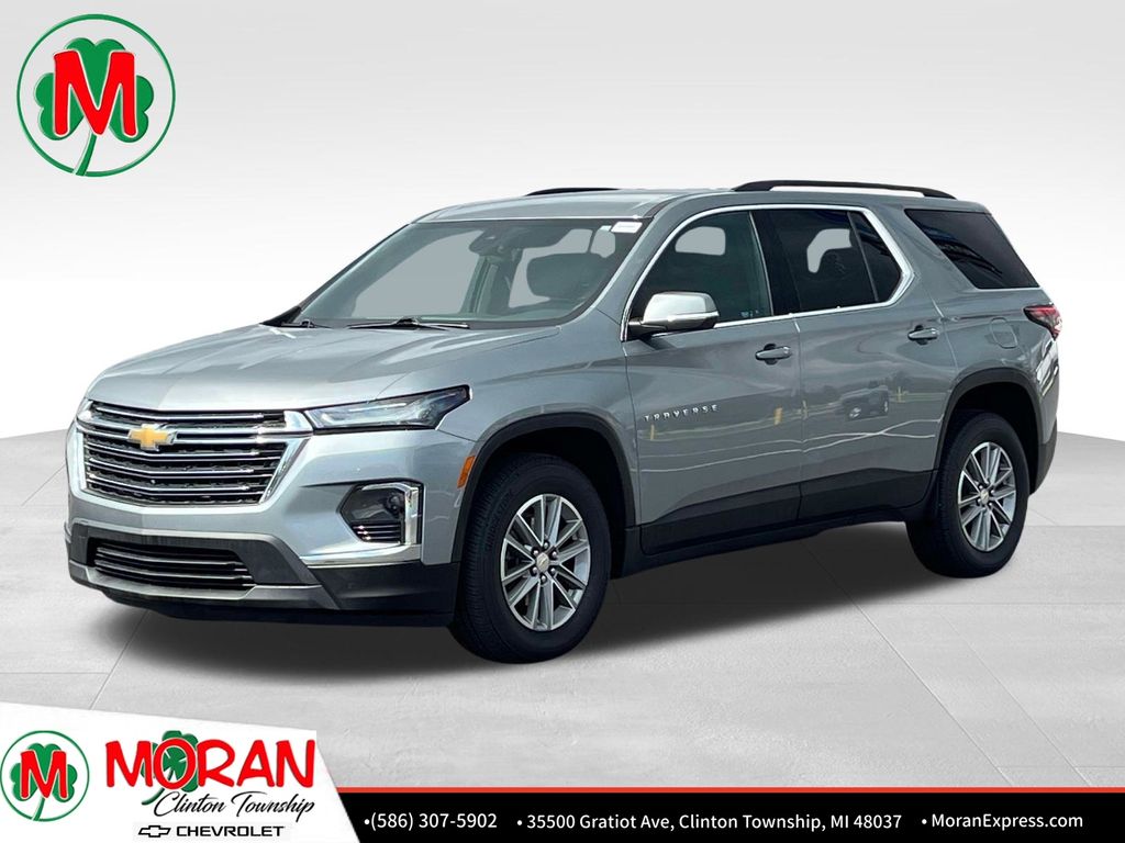Sterling Gray Metallic 2023 Chevrolet Traverse LT Cloth FWD SUV / Crossover Front-Wheel Drive 9-Speed Automatic